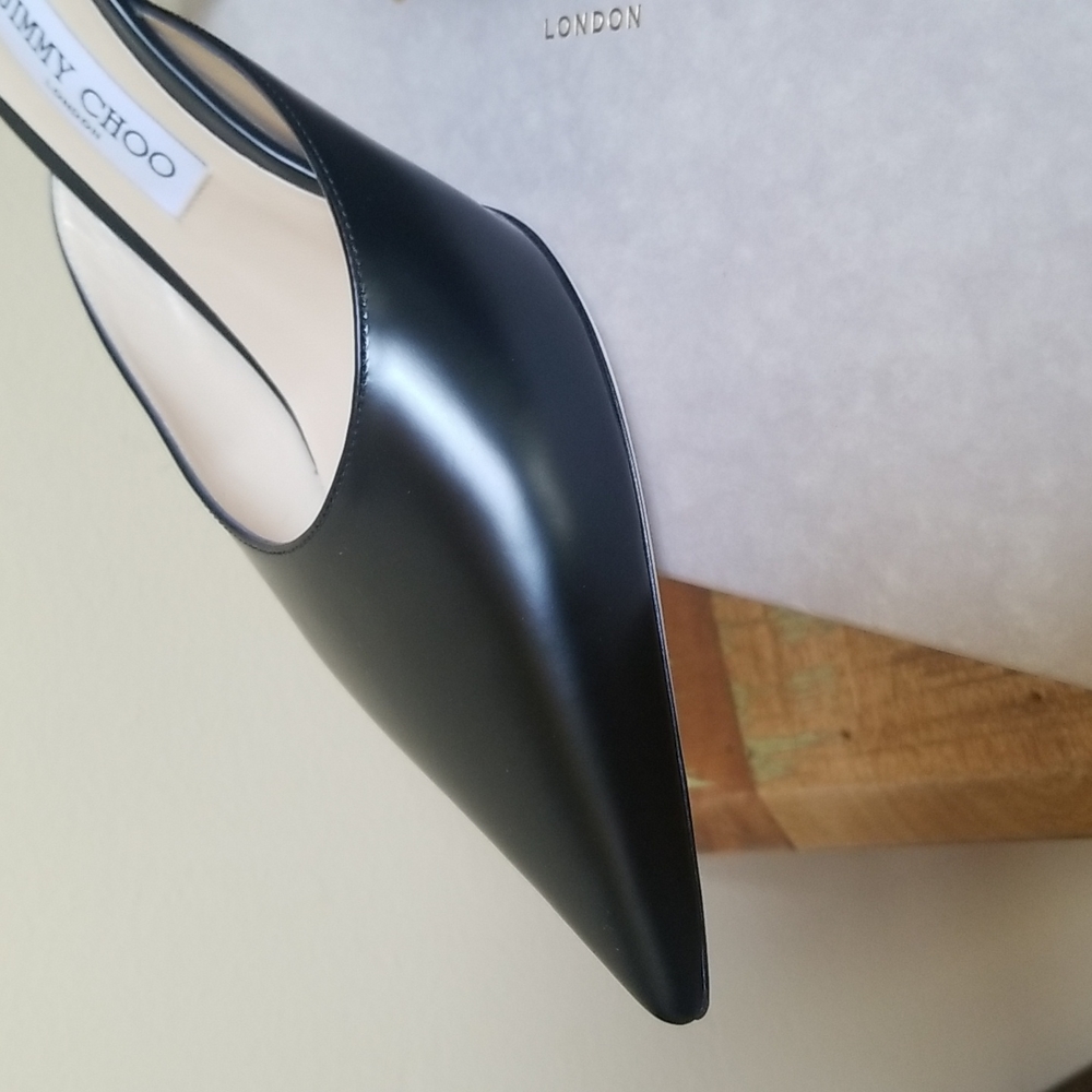 NWOT Jimmy Choo Black Rav 65 Mules - SZ 41 - Picture 13 of 16